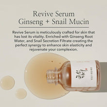 Load image into Gallery viewer, Beauty of Josen Revive Serum : Ginseng + Snail Mucin