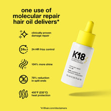 Load image into Gallery viewer, K18 Biomimetic Hairscience Mini Molecular Repair Hair Oil