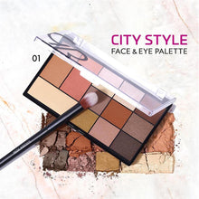 Load image into Gallery viewer, Golden Rose City Style Face & Eye Palette "Warm Nude" No.01