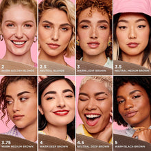 Load image into Gallery viewer, Benefit POWmade Waterproof Brow Pomade Shade" 4  warm Deep brown"