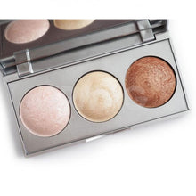 Load image into Gallery viewer, Golden Rose Strobing Highlighter Palette