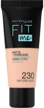 Load image into Gallery viewer, Maybelline New York Fit Me! Matte+ Poreless Foundation No.230 "Natural Buff"