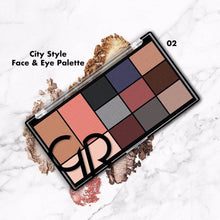 Load image into Gallery viewer, Golden Rose City Style Face & Eye Palette "Smokey" No.02