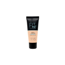 Load image into Gallery viewer, Maybelline New York Fit Me!Matte+ Poreless Foundation No.115 "Ivory"