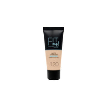 Load image into Gallery viewer, Maybelline New York Fit Me! Matte+ Poreless Foundation No.120 "Classic Ivory"
