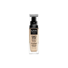 Load image into Gallery viewer, NYX Can't Stop Won't Stop Foundation Shade "Warm Vanilla"