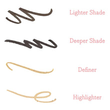 Load image into Gallery viewer, Benefit Brow Contour Pro 4-in-1 defining & highlighting brow pencil "Brown Black / Light"