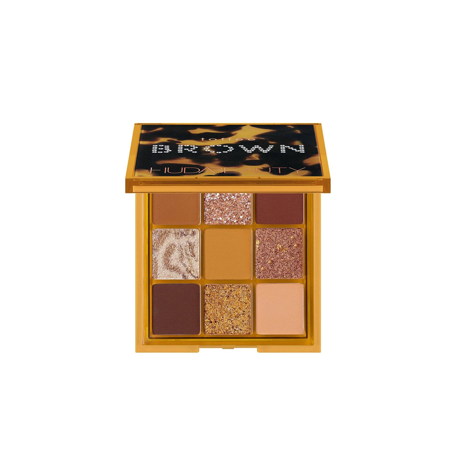 Huda Beauty Brown Obsessions Eyeshadow Palette Shade "Toffee" Instaura