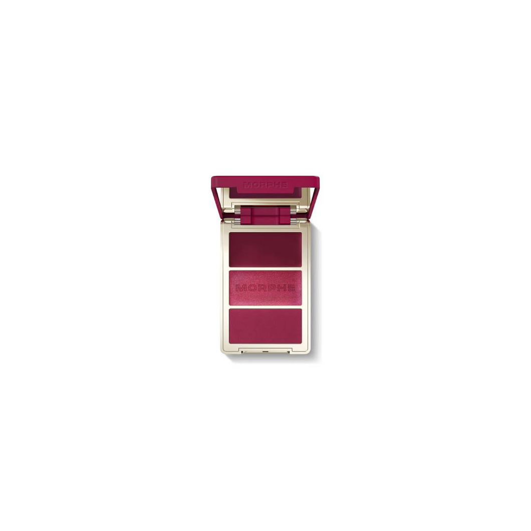 Morphe Cheek Thrills Multi-Finish Face Trio wine & dine