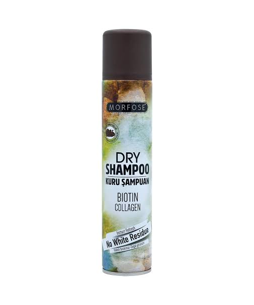 Morfose Dry Shampoo Biotin Collagen For Brown Color Hair