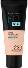 Load image into Gallery viewer, Maybelline New York Fit Me! Matte+ Poreless Foundation No.230 &quot;Natural Buff&quot;
