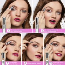 Load image into Gallery viewer, Benefit Brow Contour Pro 4-in-1 defining &amp; highlighting brow pencil &quot;Brown Black / Light&quot;
