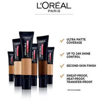 Load image into Gallery viewer, L&#39;Oreal Infallible 24 Hour Matte Foundation 145 Rose Beige
