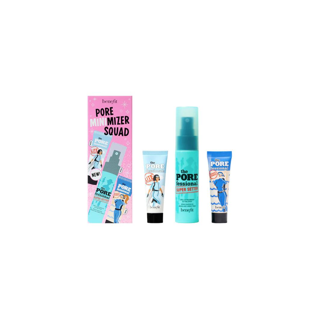 Benefit Cosmetics Pore Minimizer Squad Mini Pore Primer and Setting Spray Set