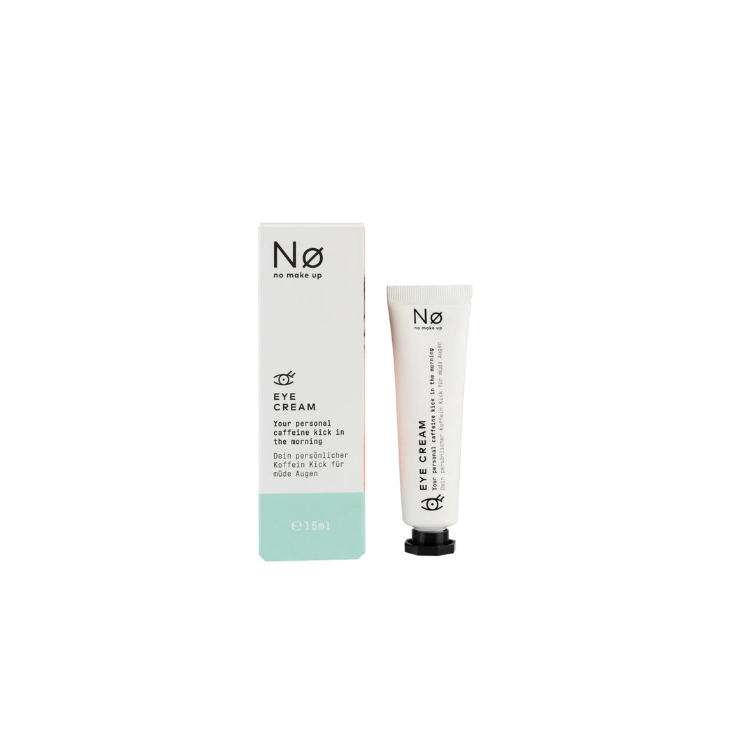 No Makeup awake today Eye Cream with Argan Oil, Green Coffee and Silica - Moisturising Eye Care 15 ml